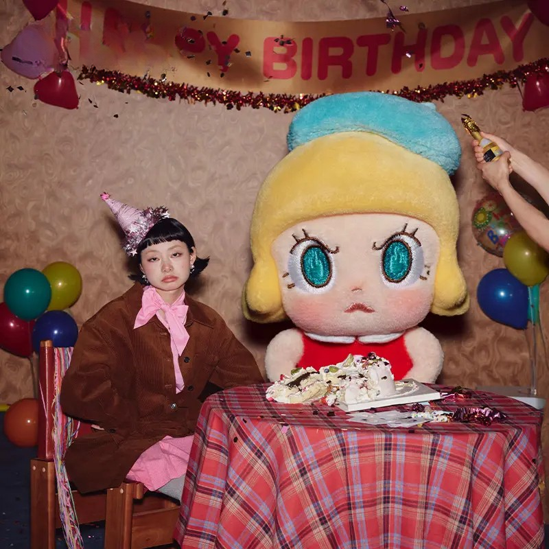 POP MART/泡泡玛特Angry Molly - 心火怒放系列毛绒挂件盲盒【庆】