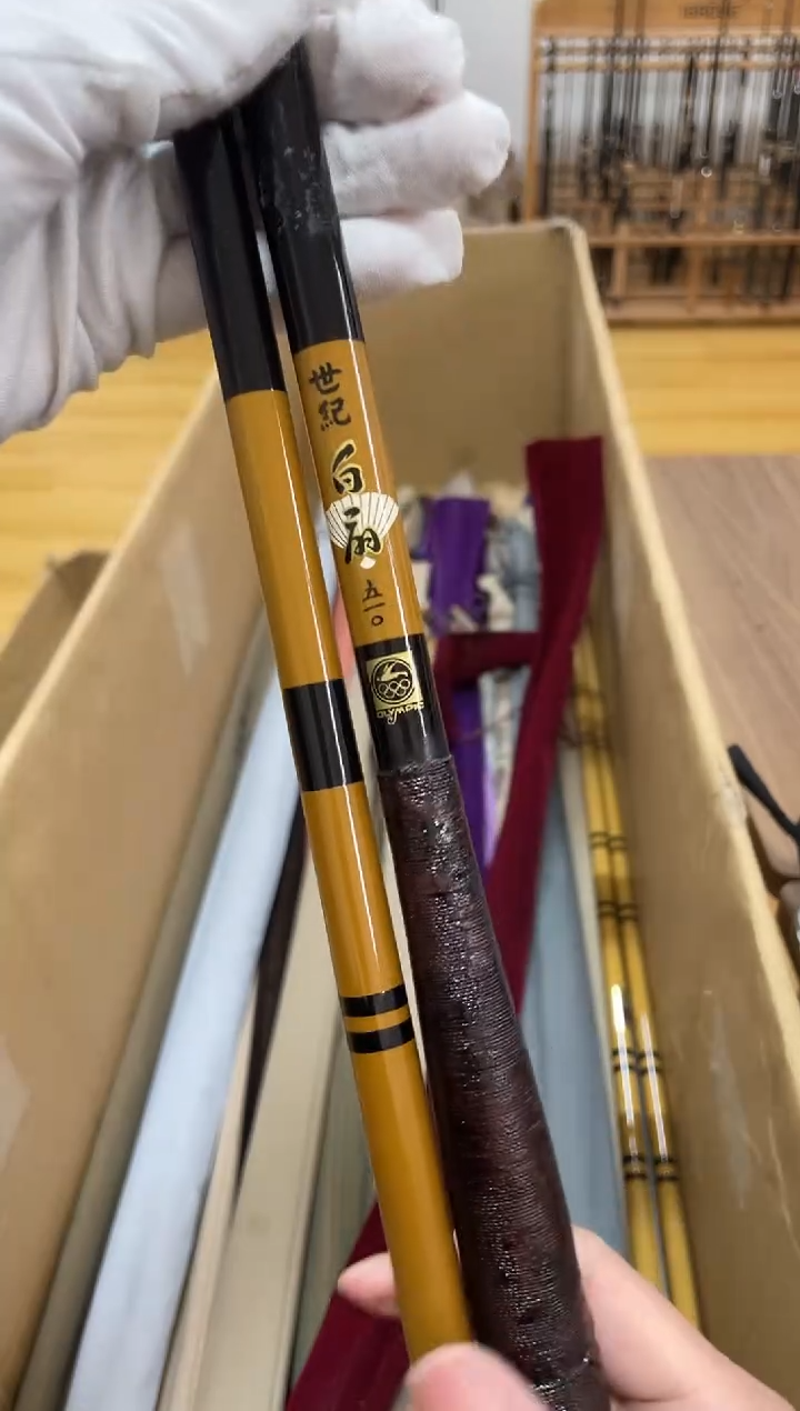 碳素1.8m以下清**月白扇5.1米  主播介绍为主 正常使用痕迹 