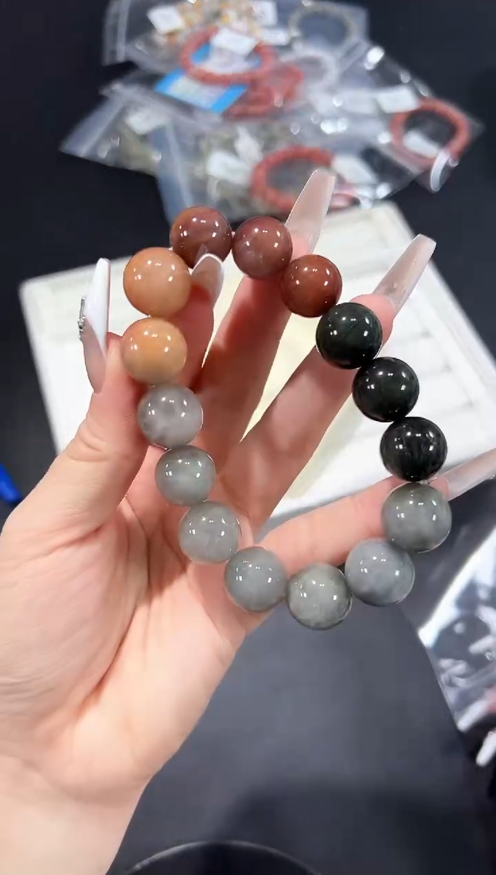 未镶嵌手串水晶7v多样性发其一【1条】默认微瑕14mm