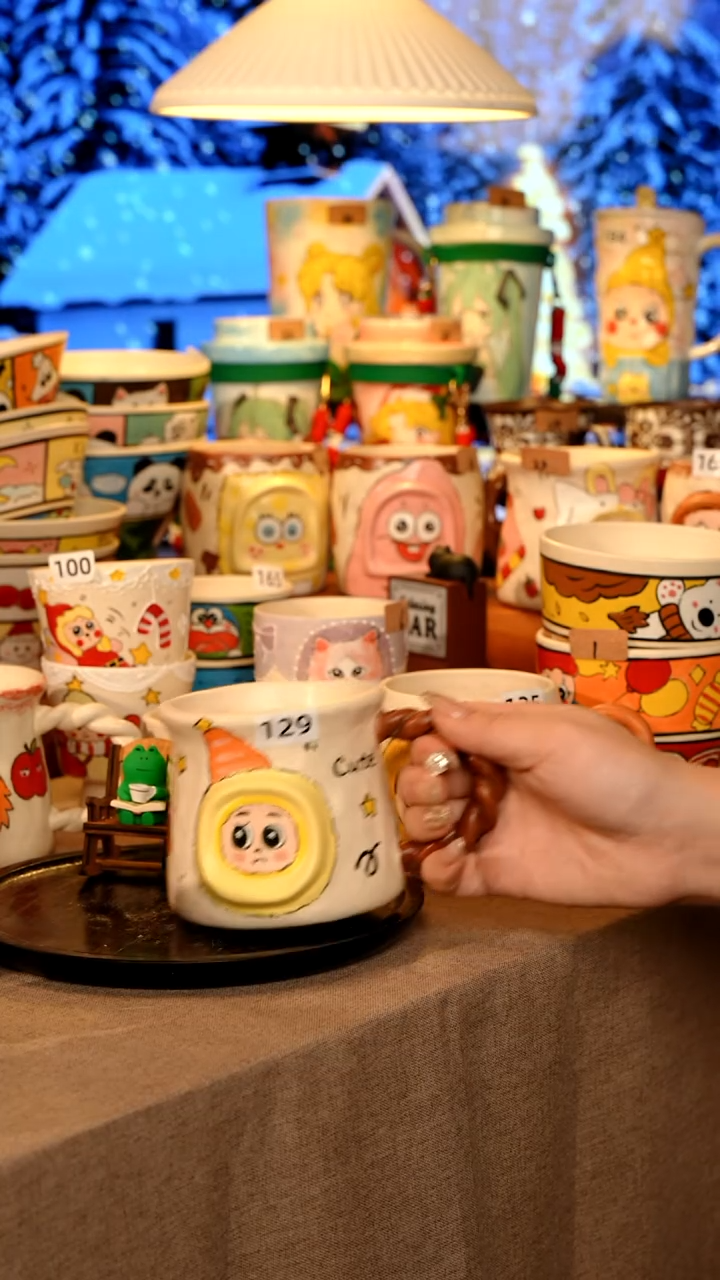 陶瓷129景德镇原创手作高温手工手绘陶瓷