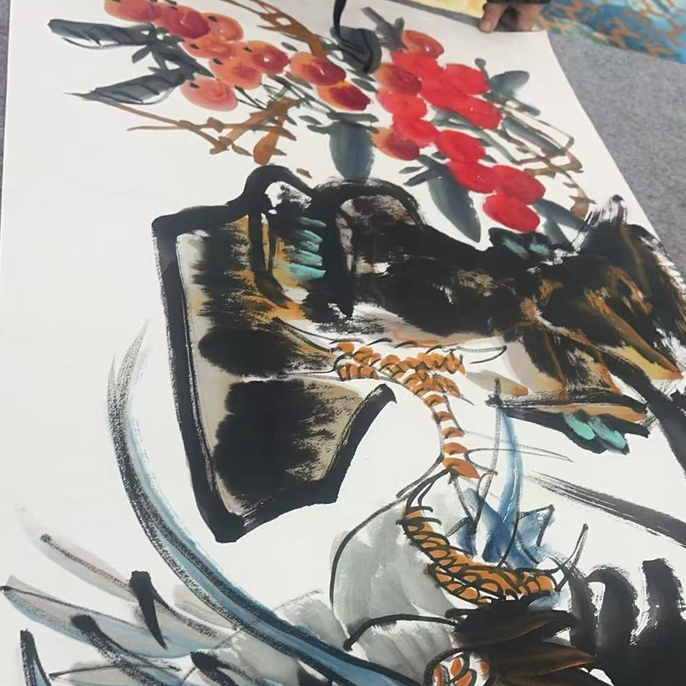 橱窗展示/山艺文化/ 徐文清老师/宣纸国画/带证书（展示）