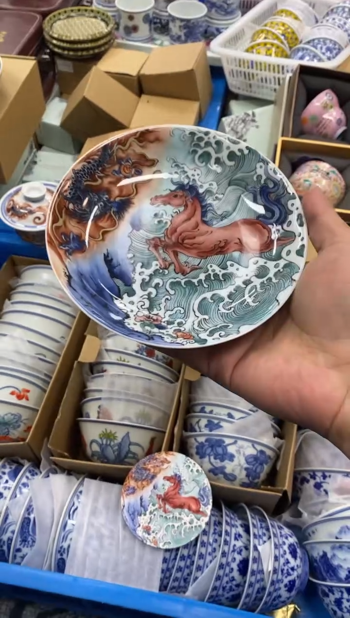 陶瓷景德陶瓷茶具壶承