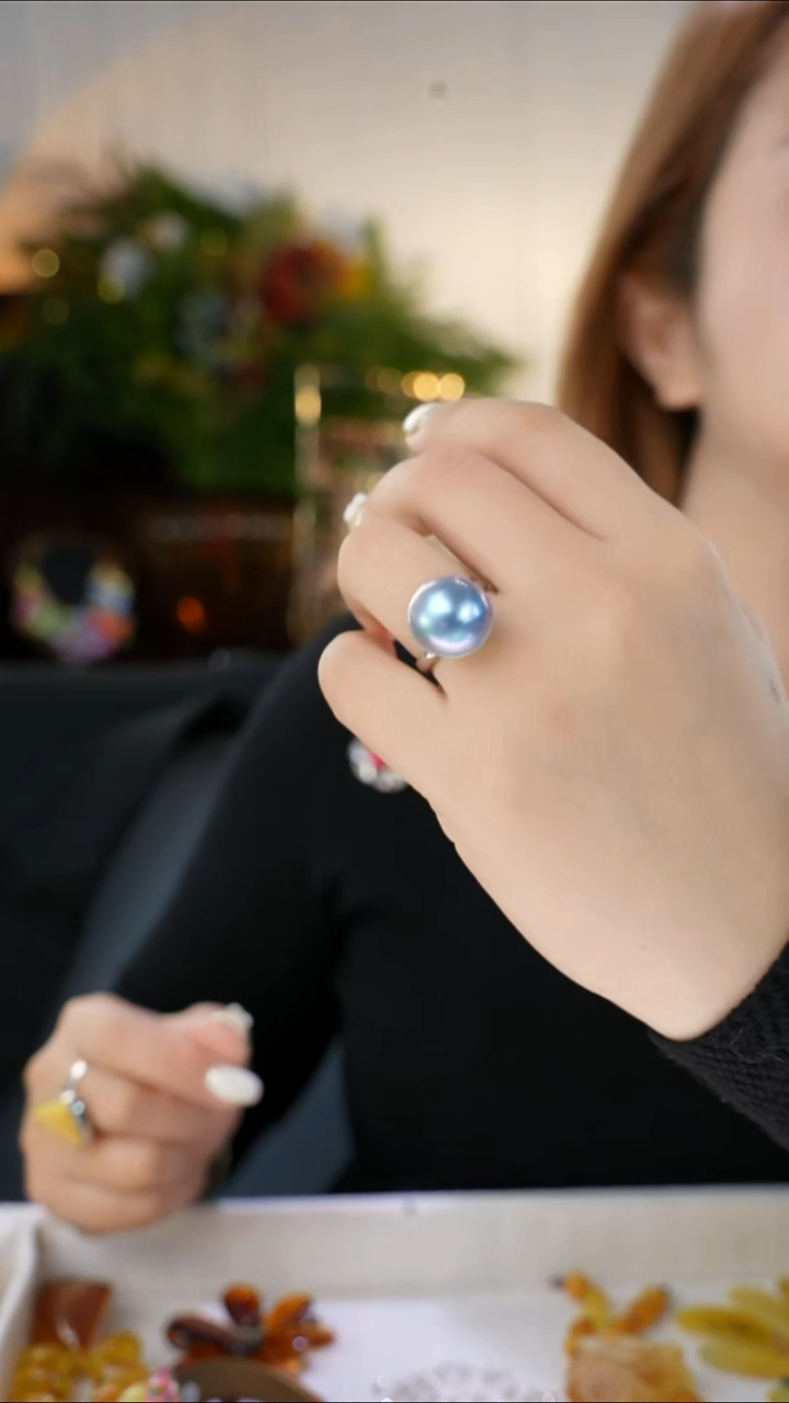 铜合金无（炸）珠珠戒指