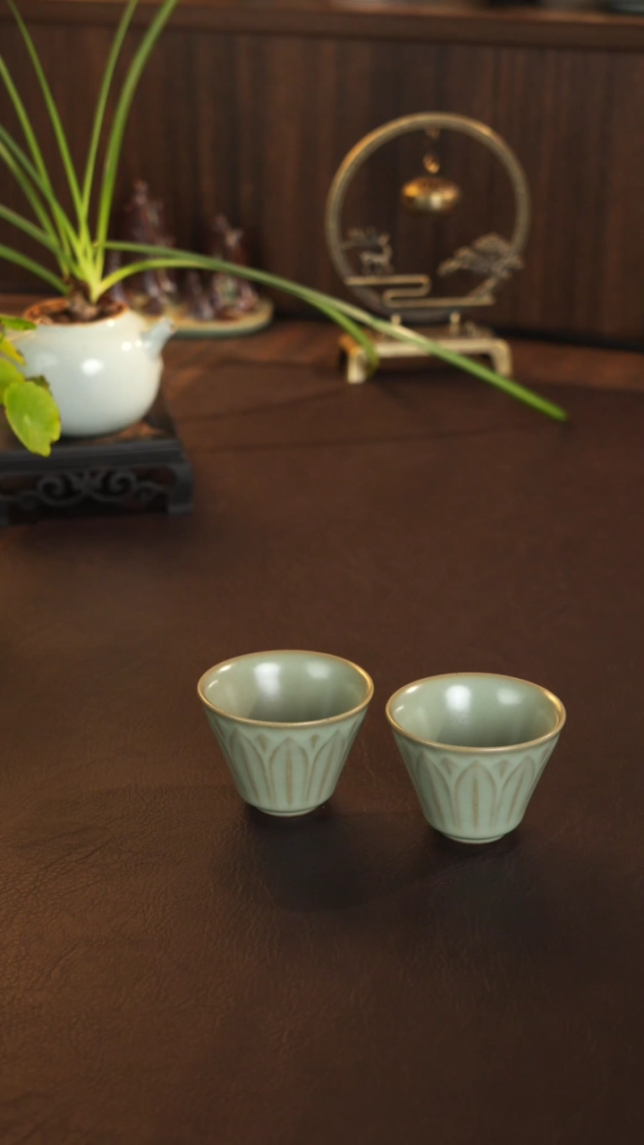 【闪购商品】杯宣宝汝瓷原矿原釉微瑕