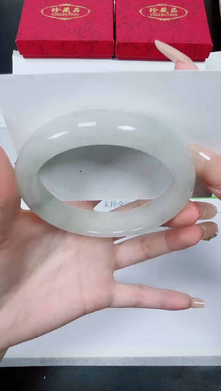 【闪购商品】石英质玉手镯未镶嵌K157-59.5