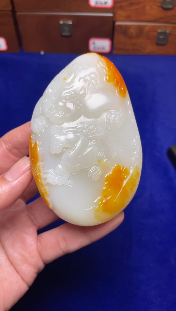 未镶嵌和田玉把件孤*雁和田玉