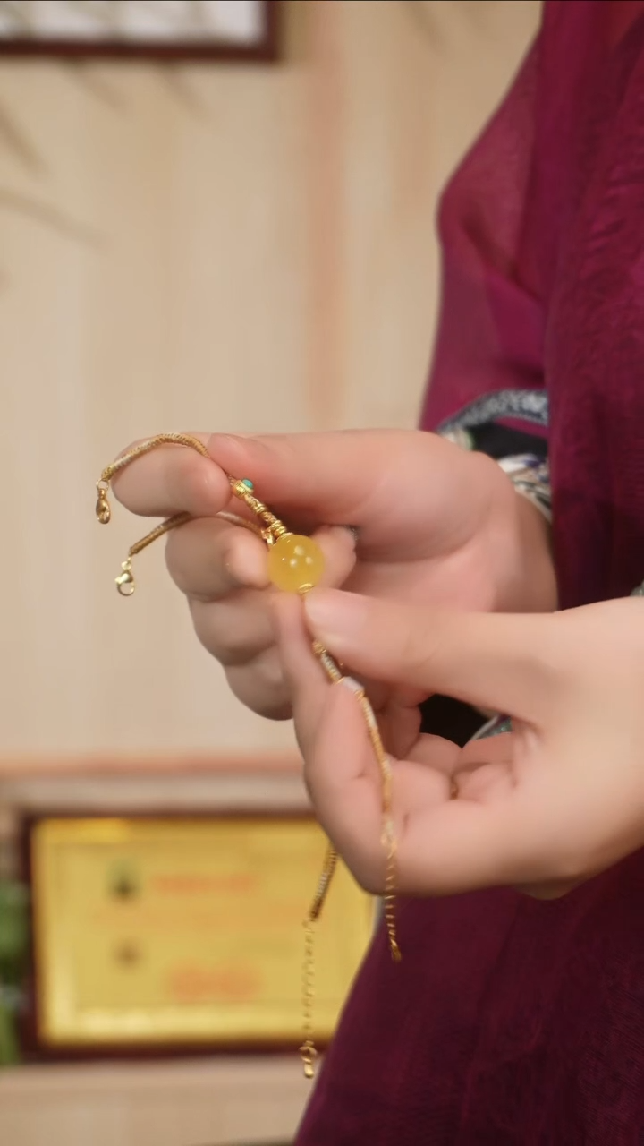 手链蜜蜡未镶嵌百搭蜜蜡手链