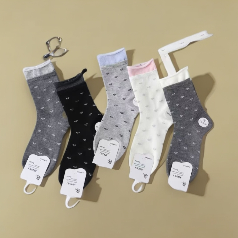 男袜女袜临时链接以直播间展示泡芙对对碰袜子为主纯棉