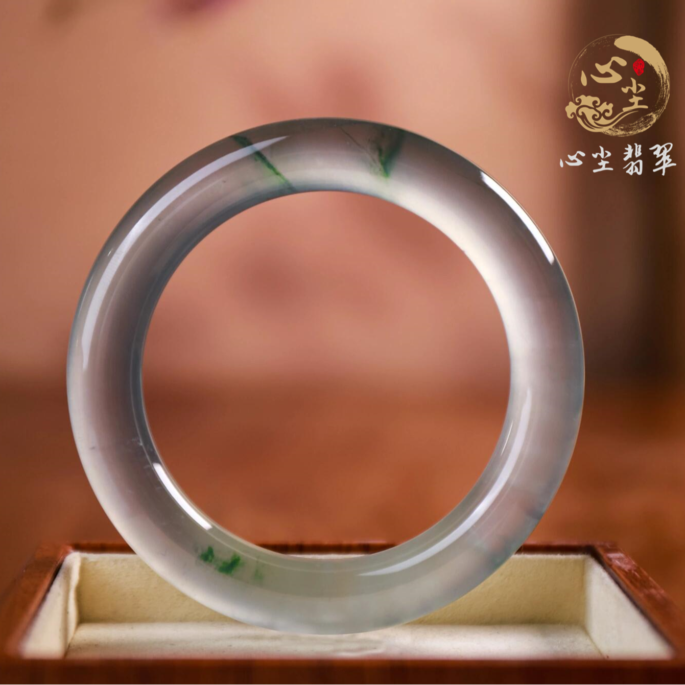 心尘翡翠 （新手必读）手镯圈口测量方法（天然缅甸A货翡翠手镯）勿拍