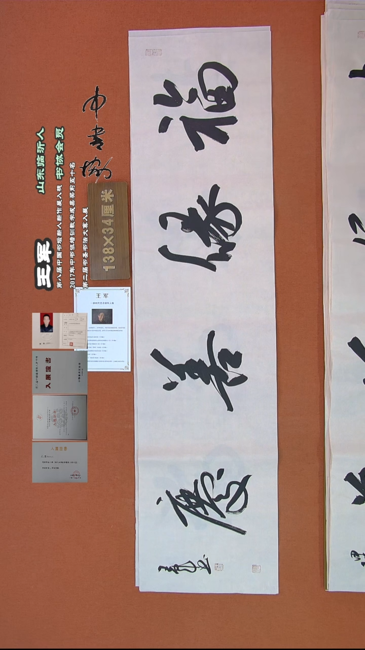 【闪购商品】书法233王军书法作品