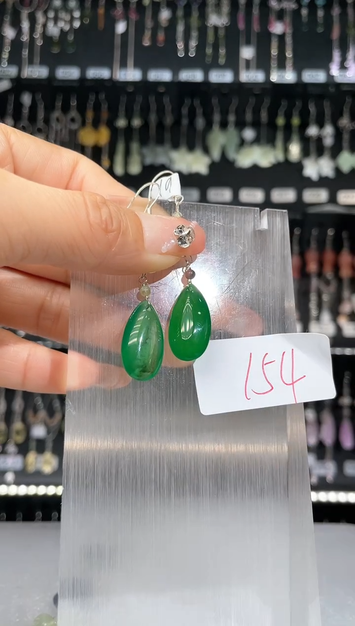 【闪购商品】紫晶耳饰银S925镶嵌喜欢拍