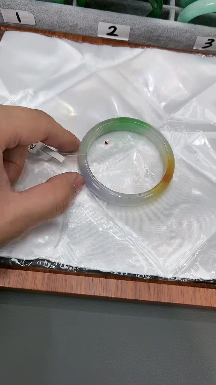【闪购商品】砖雕s80 福禄寿手镯 圈口57.9