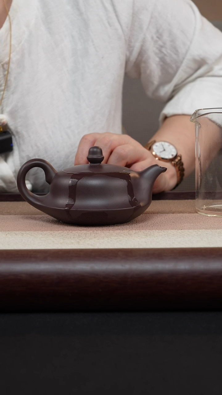 【闪购商品】紫砂茶壶老紫泥-曲壶MH-1807