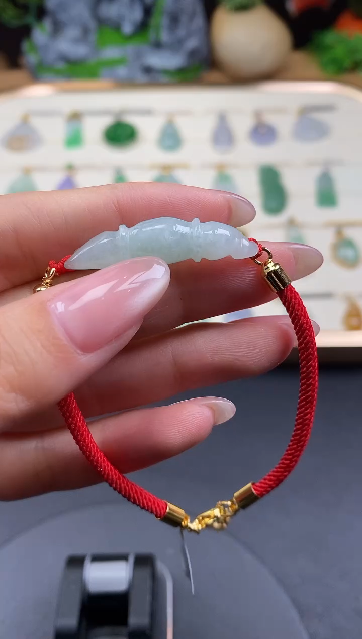 未镶嵌手绳翡翠@@CMT