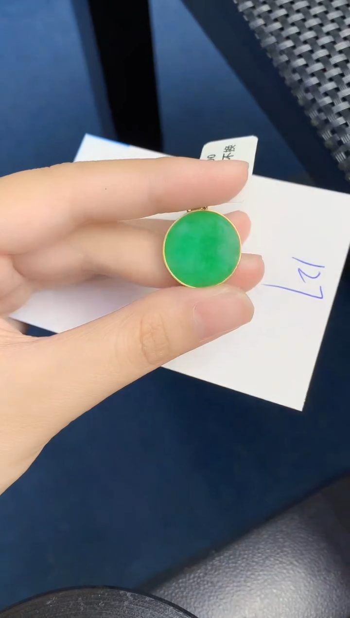 【闪购商品】翡翠18K金镶嵌颈饰000000000