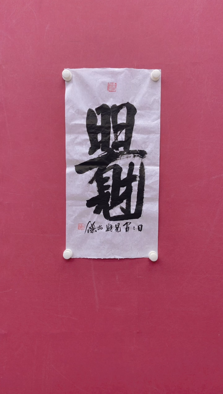 【闪购商品】书法日日见有才书法作品