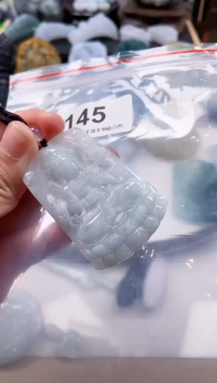 【闪购商品】翡翠颈饰未镶嵌天然缅甸A货翡翠145