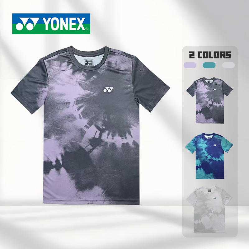YONEX/尤尼克斯王昶羽毛球服男女速干比赛训练短袖运动T恤-3129
