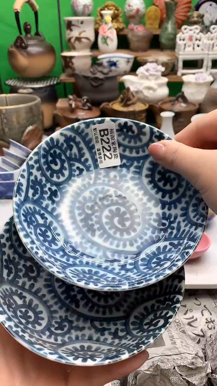 【闪购商品】盖碗海外回流瓷器