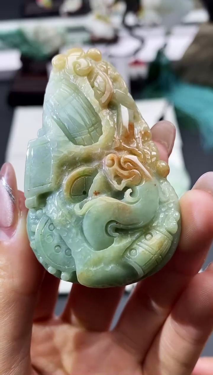 【闪购商品】翡翠颈饰未镶嵌天然缅甸翡翠A货