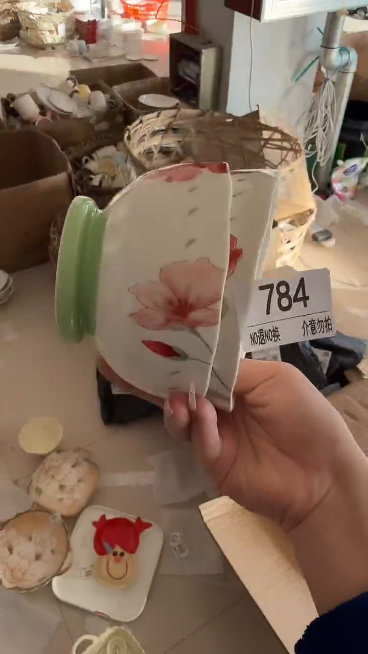 陶瓷手柄款微瑕四单包邮784