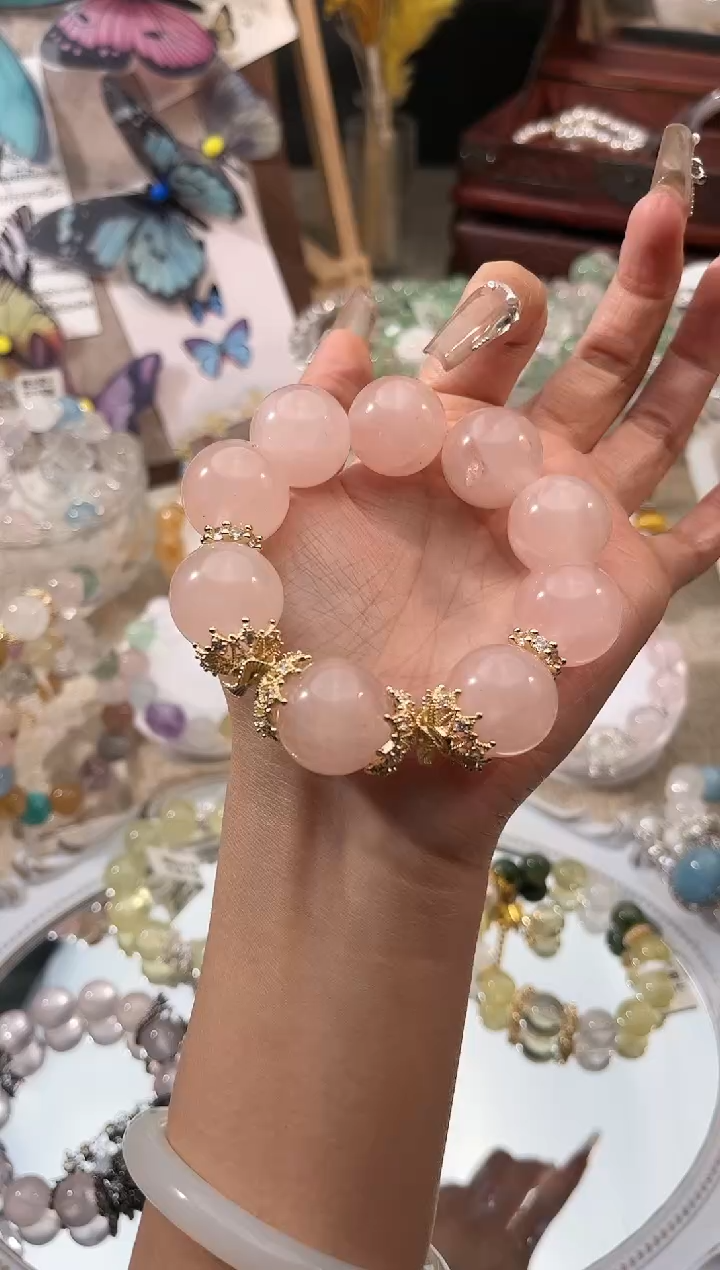 【闪购商品】水晶手链未镶嵌多样性发货颜色微差发其一