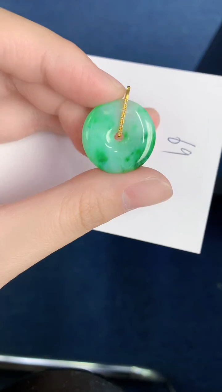 【闪购商品】翡翠颈饰18K金镶嵌000000000