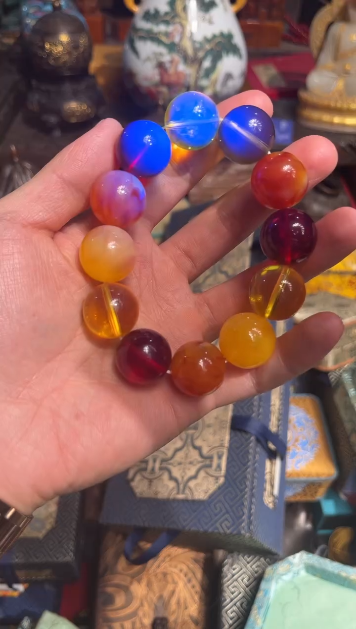 【闪购商品】琥珀颈饰未镶嵌章章章章章章章章14