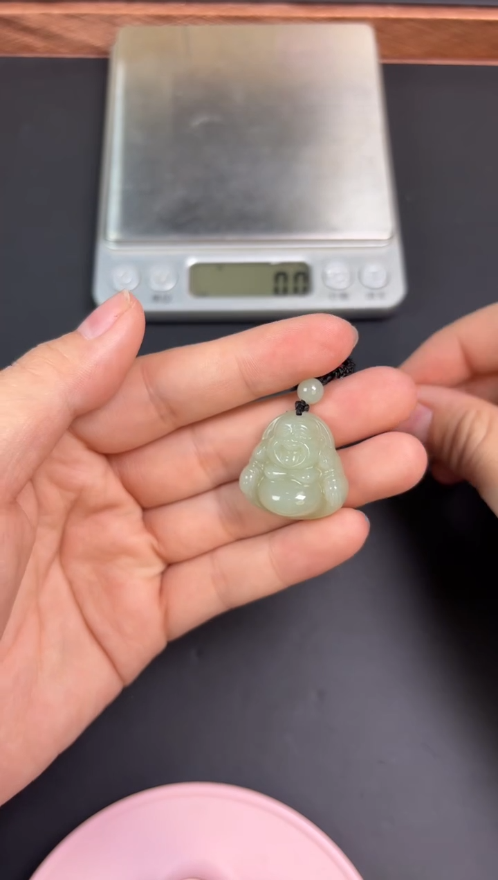 【闪购商品】和田玉吊坠(赠链)未镶嵌且末微色差近矿吊坠