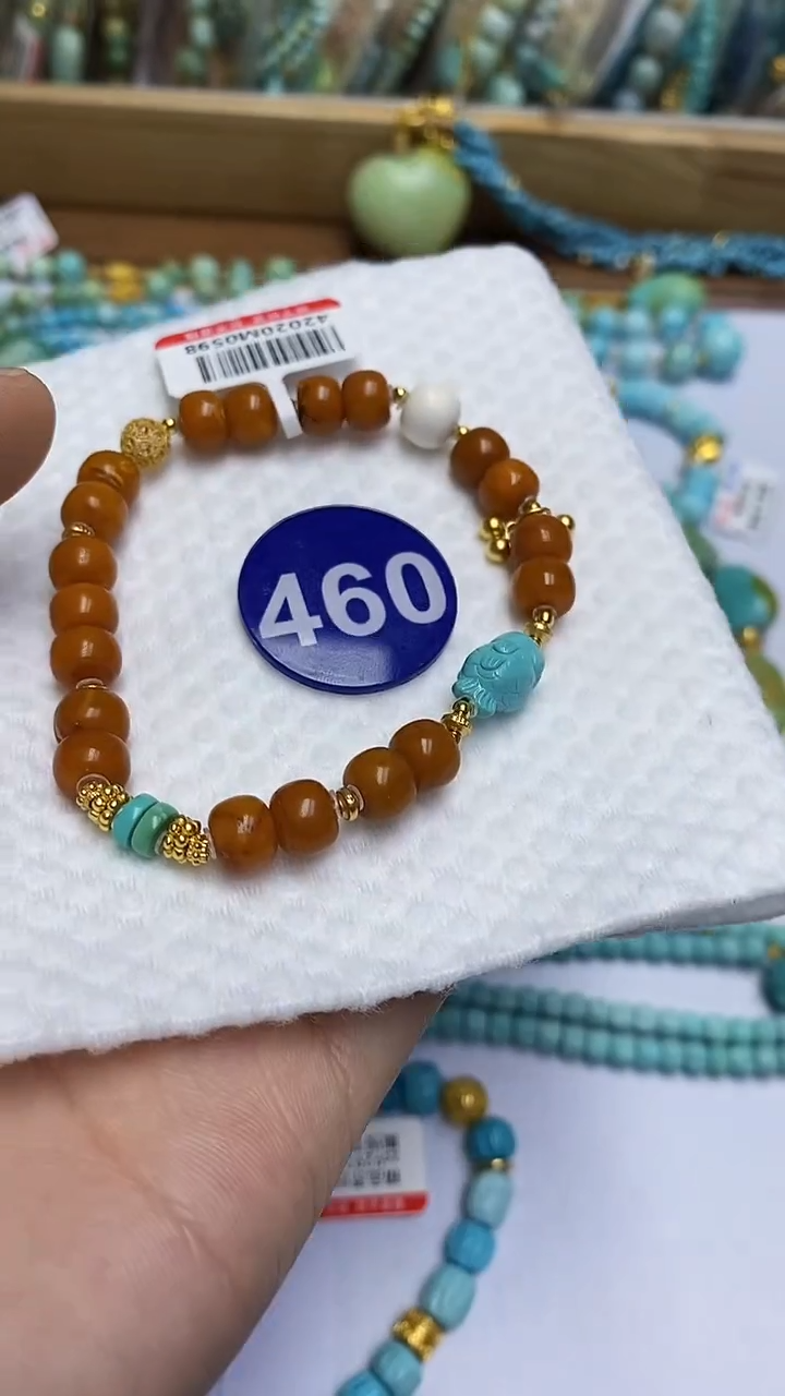 【闪购商品】绿松石手串未镶嵌460