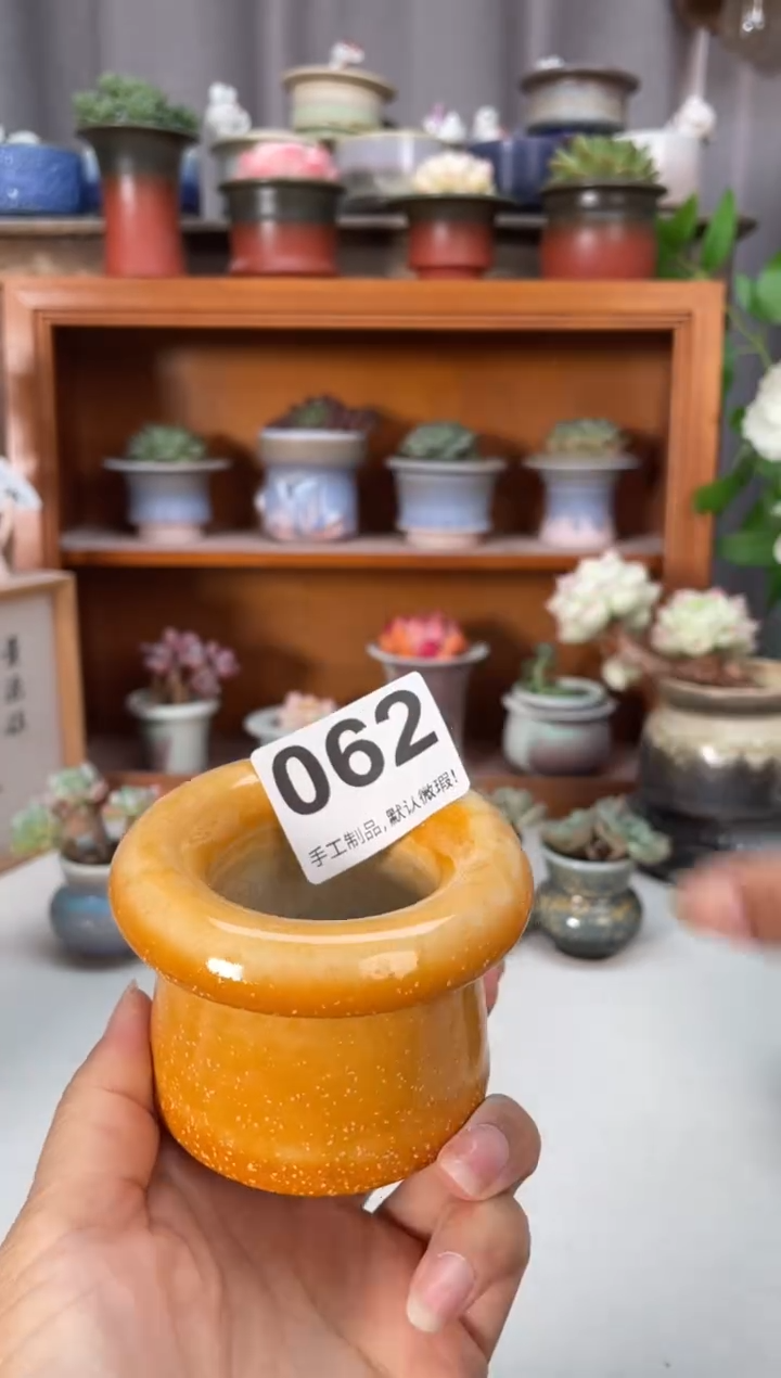 瓷片062知木小芳花盆