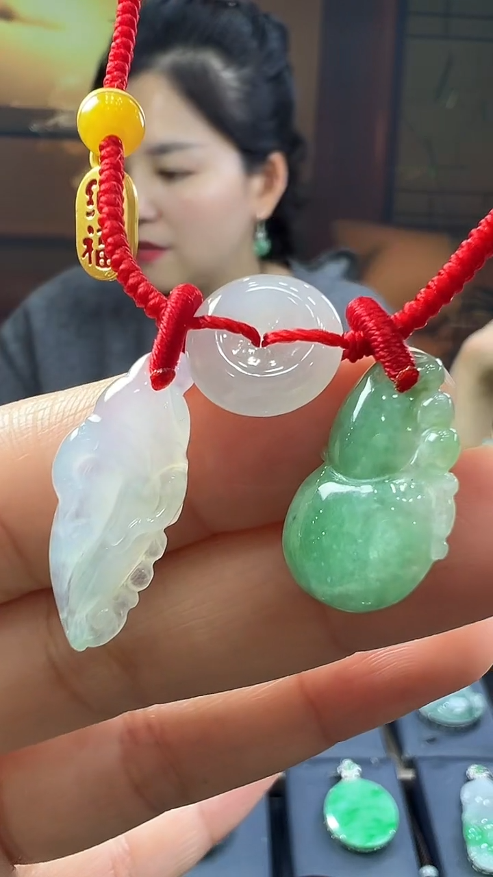 未镶嵌挂件翡翠脚链