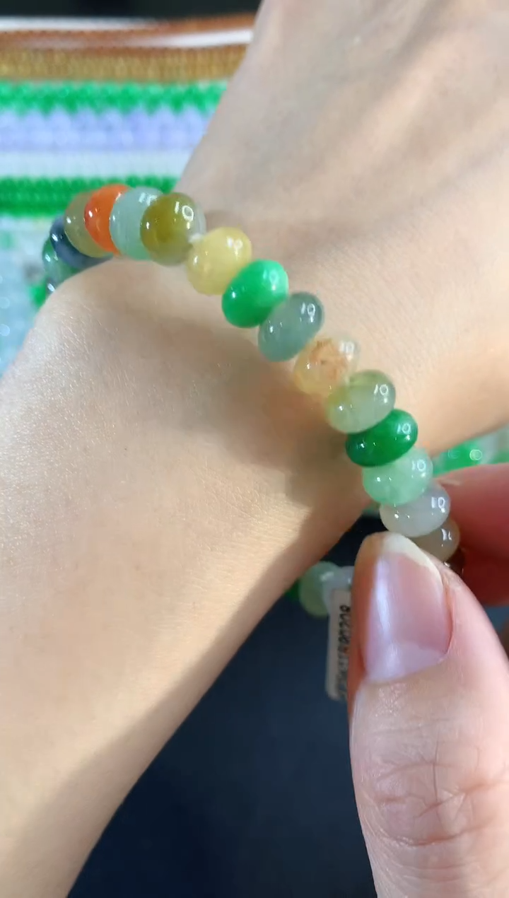 未镶嵌手串翡翠85|