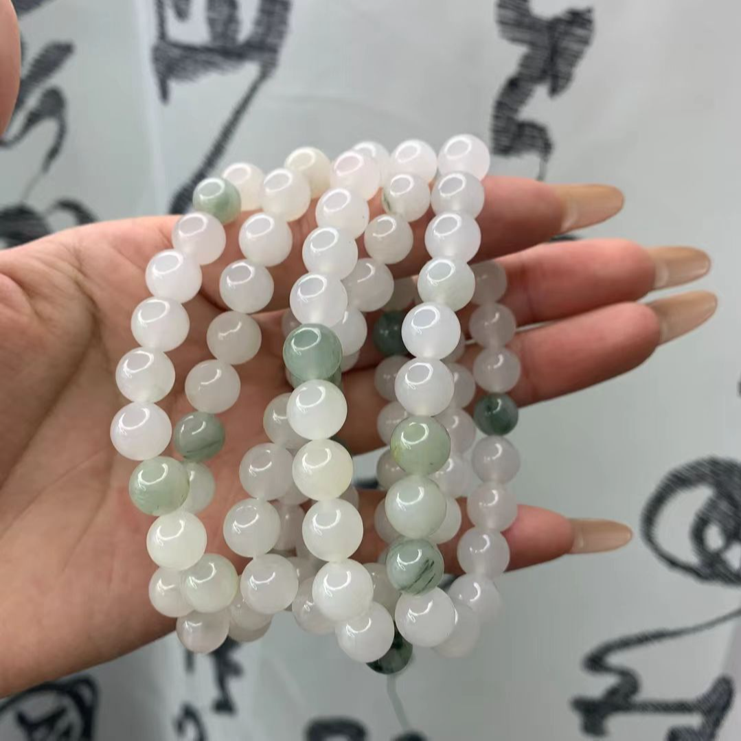 景华专属晴水手串时尚单圈（多样性发货 冰透 拍一发一）