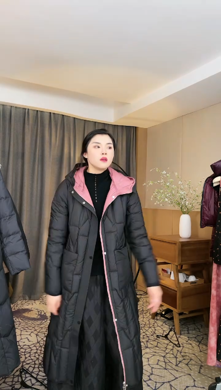 森比 两面穿羽绒服 120斤内