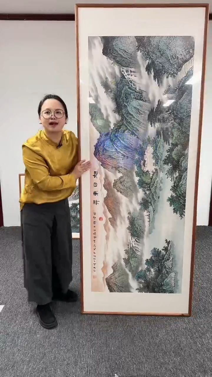 【闪购商品】国画旭日东升210*80张晓东老师