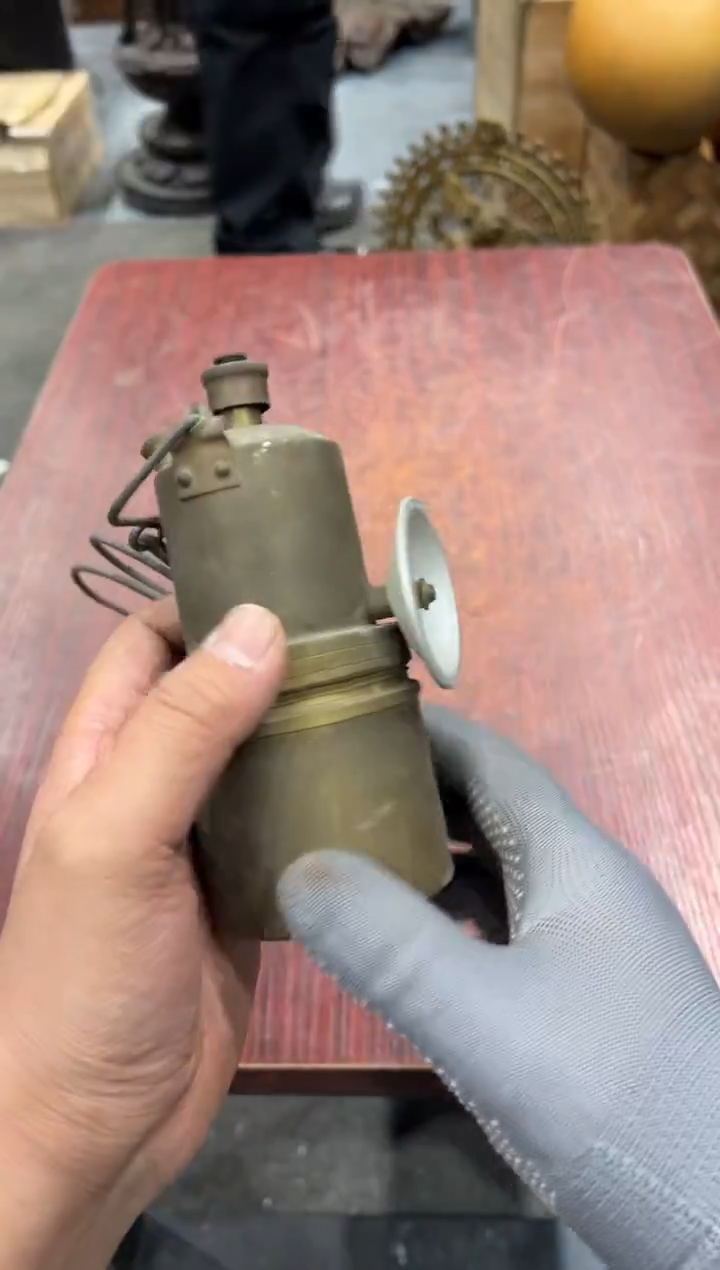 金属电**叔工艺品小四孤品收藏