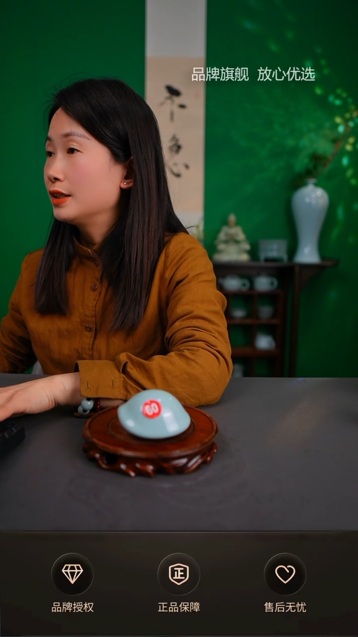 【闪购商品】天青富甲天下茶宠摆件不完美60号