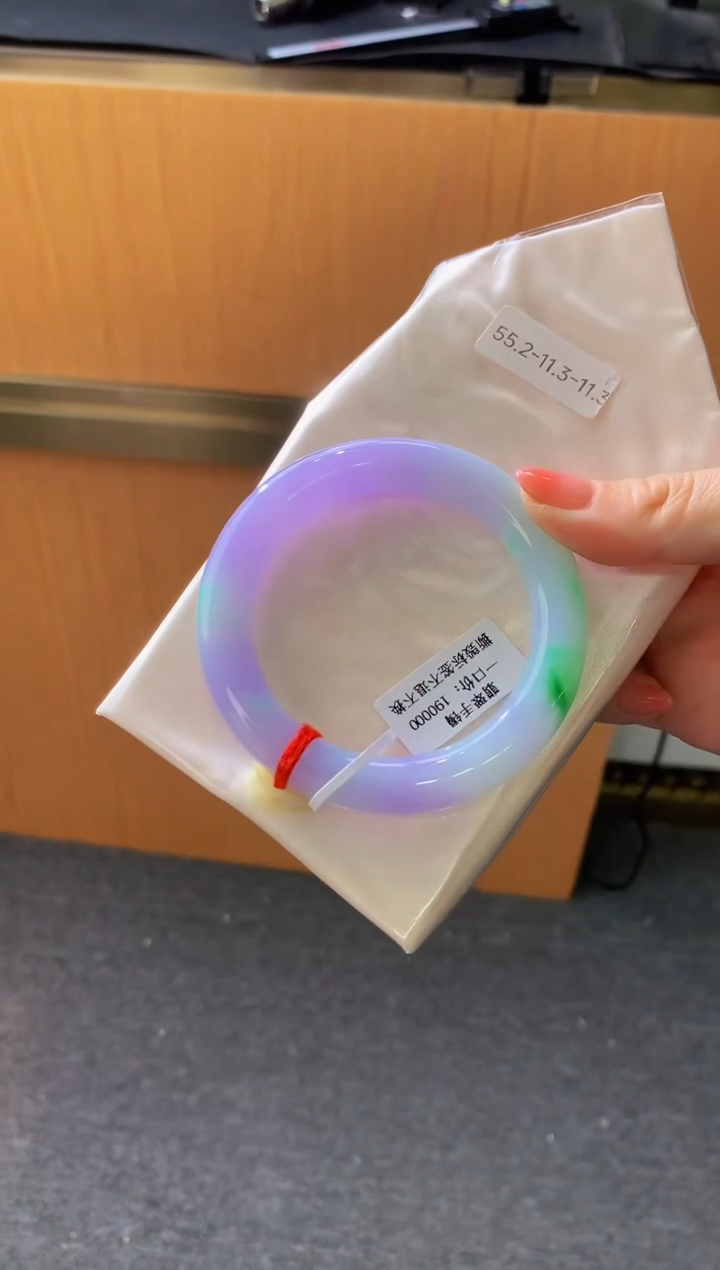 未镶嵌手镯翡翠-K9 圈口55.2 全款19万 定金2万