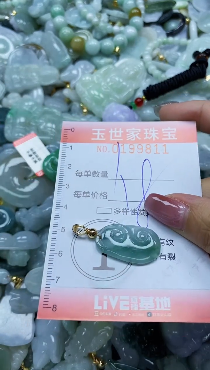 【闪购商品】翡翠颈饰未镶嵌闪购0199811