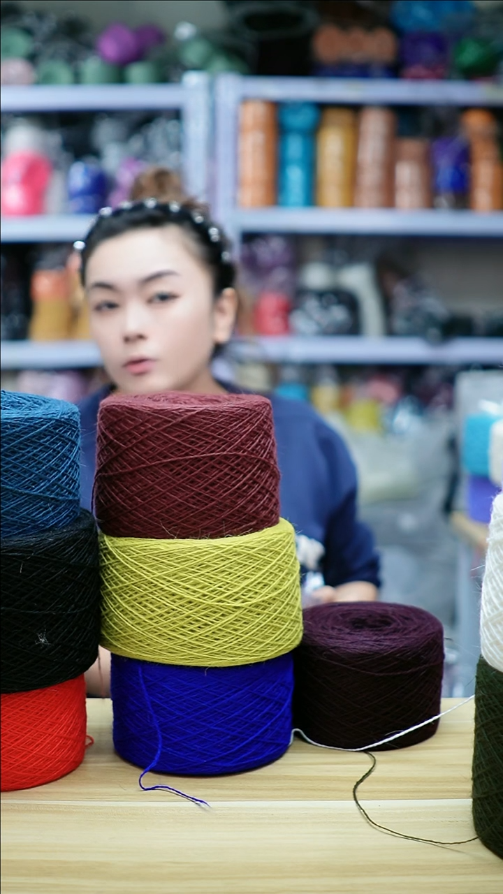 貂毛欢姐手编线A740