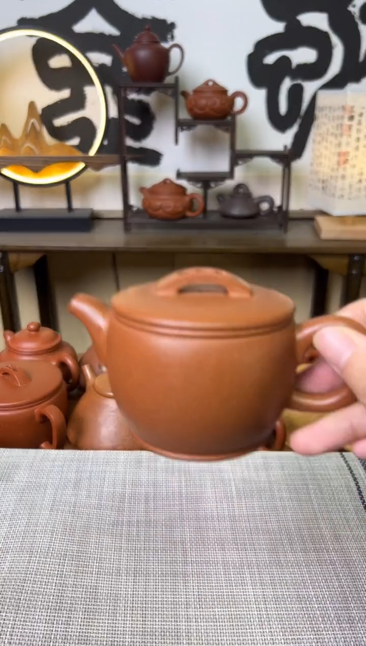 【闪购商品】段泥茶壶独壶黄降坡汉瓦壶150CC