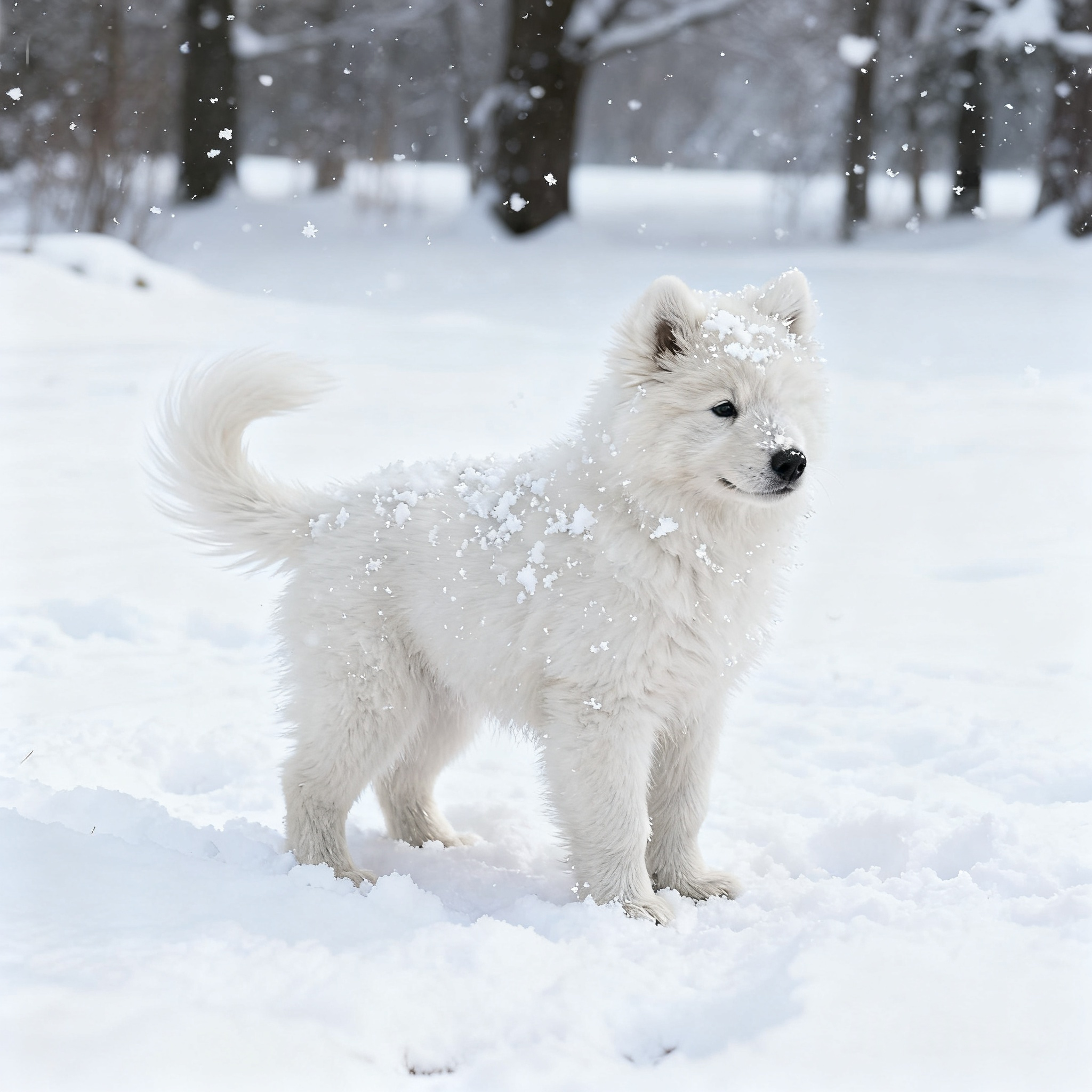萨摩耶幼犬活体微笑天使网红大骨架家养可爱型狗粘人活物白色纯白