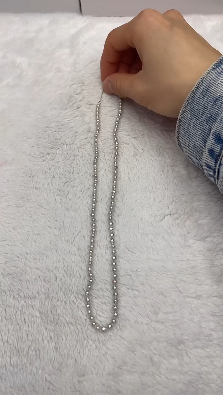 【闪购商品】海水珍珠颈饰未镶嵌AK真多麻4-4.5mm（多样性发一）