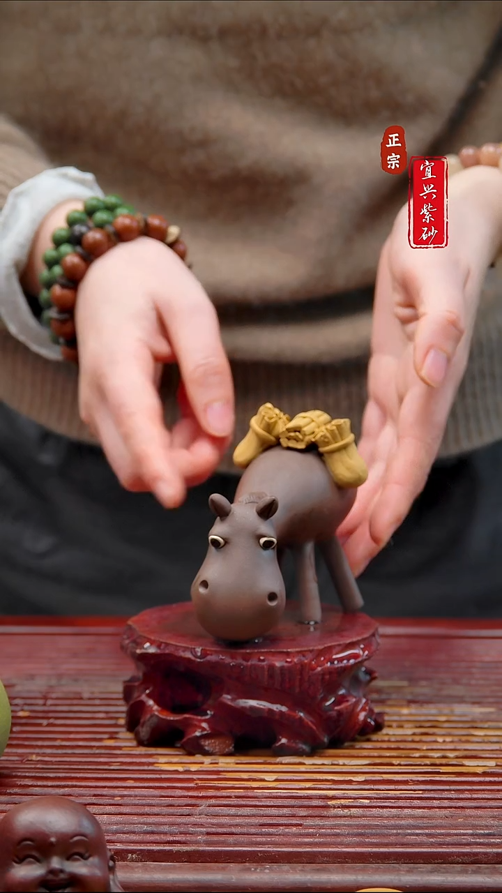 紫砂茶宠宜兴紫砂茶宠摆件