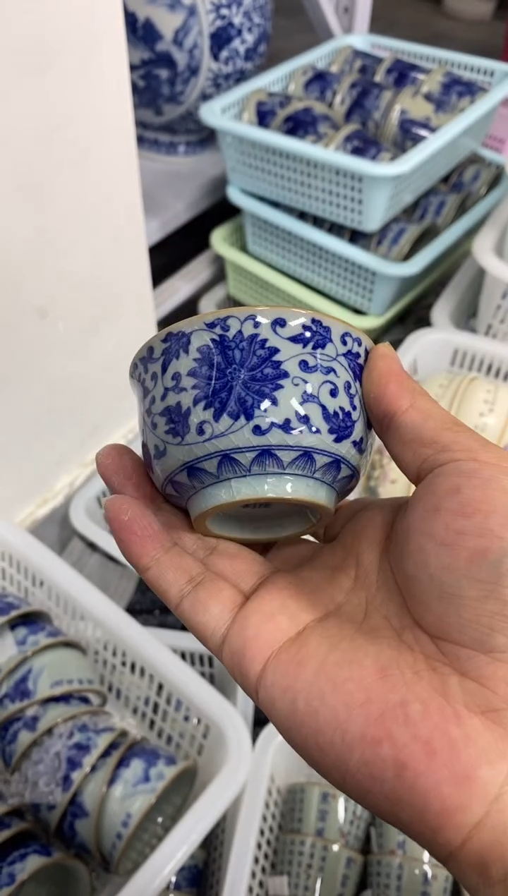 陶瓷景德陶瓷茶具容量约90