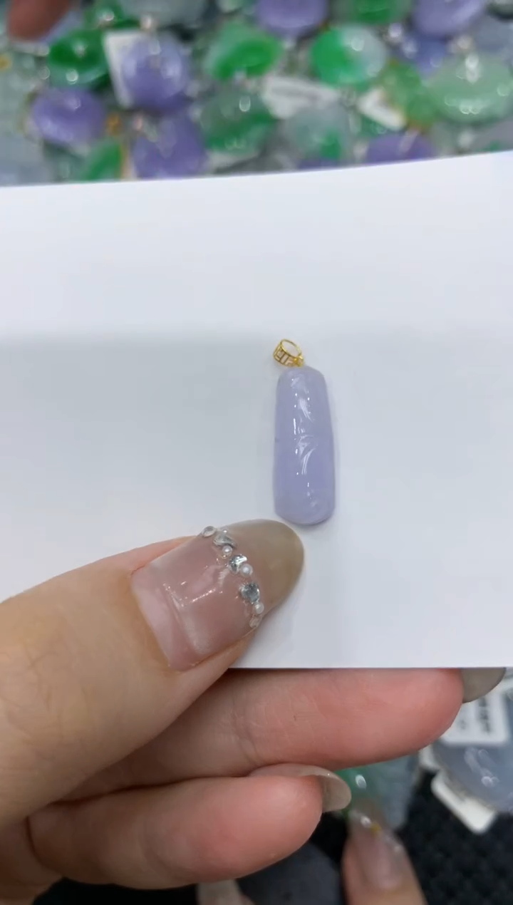 【闪购商品】翡翠颈饰18K金镶嵌222222222