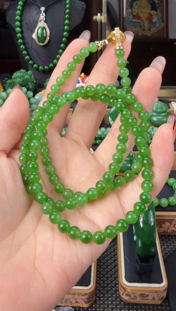 【闪购商品】和田玉（碧玉）颈饰未镶嵌  