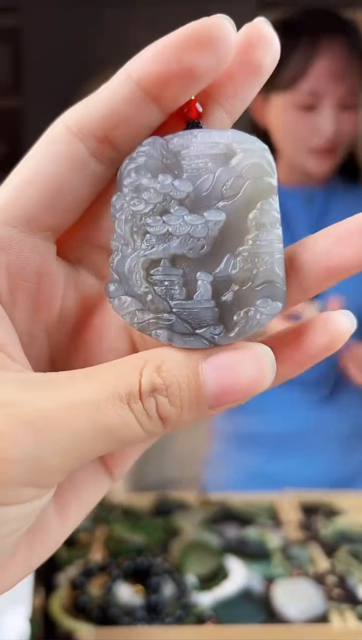 颈饰未镶嵌和田玉拍一发一，多样性发货