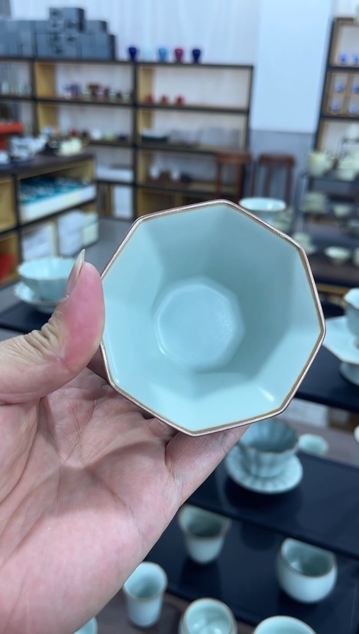 天青汝窑八方来财主人杯，清仓福利